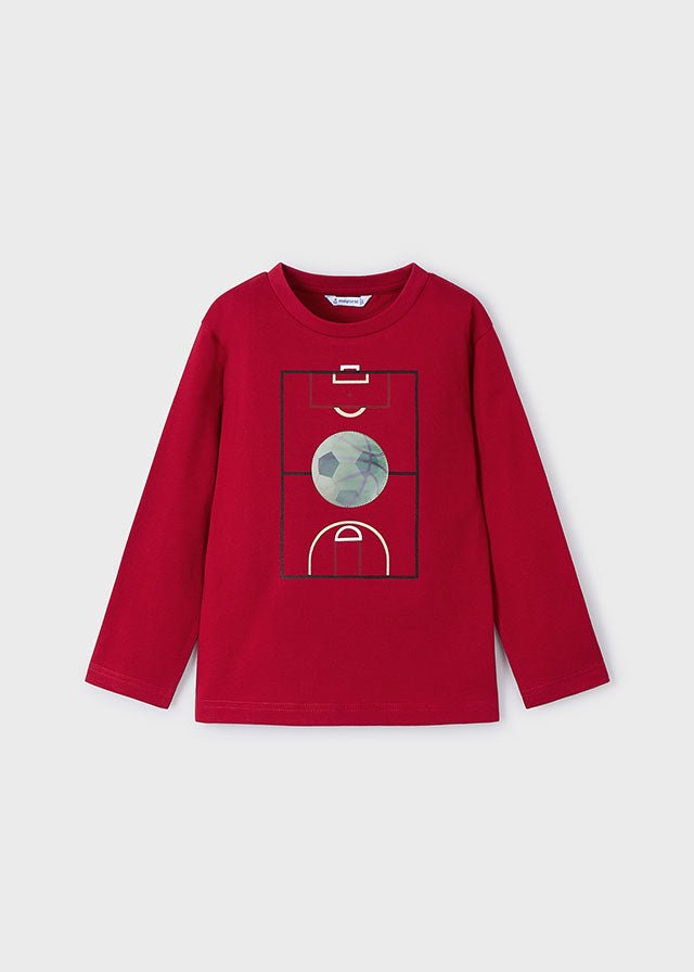 Boys' Long Sleeve Red T - Shirt (Mayoral)