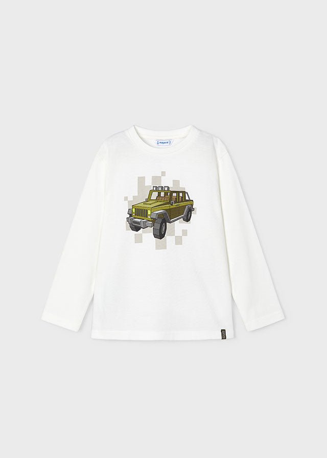 Boys' Long Sleeve T - Shirt with Car Print (Mayoral)