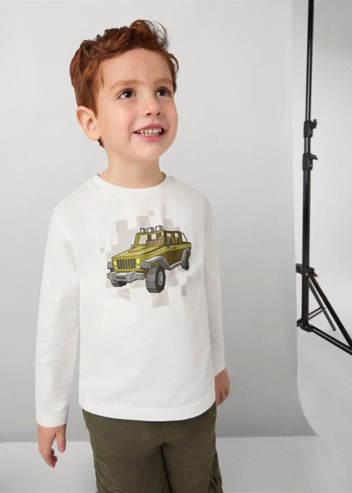 Boys' Long Sleeve T - Shirt with Car Print (Mayoral)