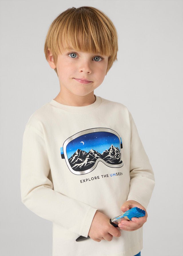 Boys' Long Sleeve T - Shirt with Mountain Print (Mayoral)