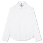 Boys Long - Sleeved White Shirt