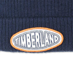 Boys Navy Beanie Hat With Pompom