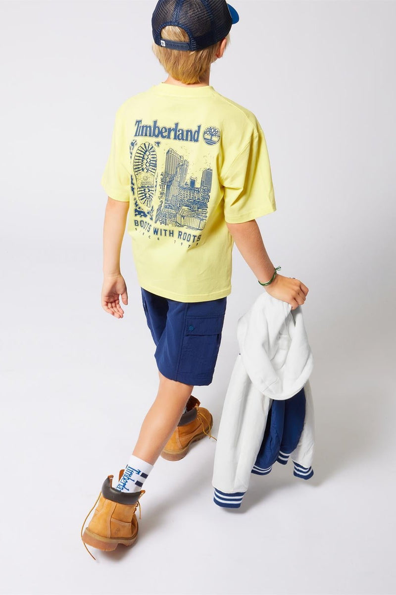 Boys Navy Bermuda Shorts