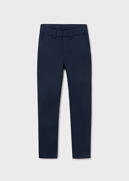 Boys Navy Blue Cotton Chino Trousers Mayoral ( Match - B )