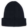 Boys Navy Blue Cotton Knit Beanie Hat