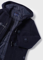 Boys Navy Blue Duffle Coat (mayoral)