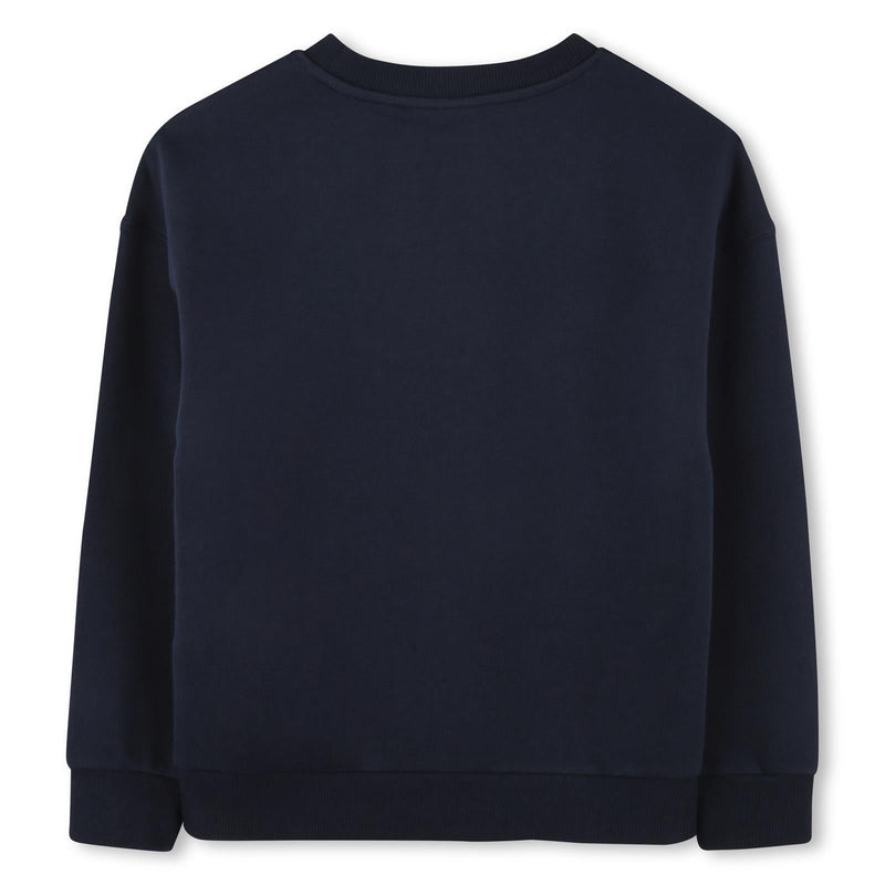 Boys' Navy Blue Organic Cotton Sweatshirt