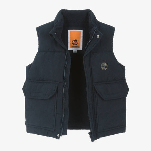 Boys Navy Blue Puffer Gilet (Timberland)