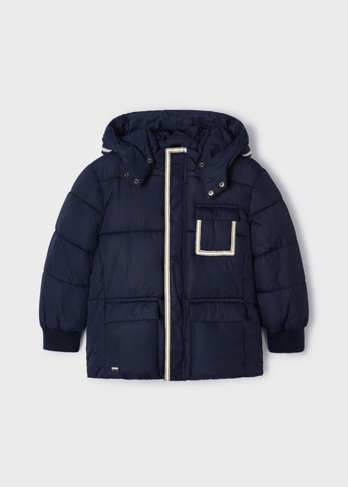 Boys Navy Blue Puffer Jacket (mayoral)