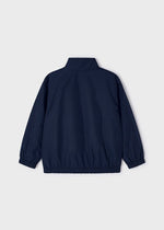 Boys Navy Blue Reversible Windbreaker Jacket