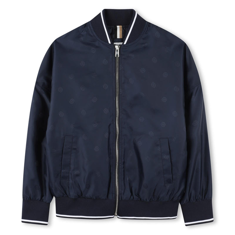 Boys Navy Bomber Jacket