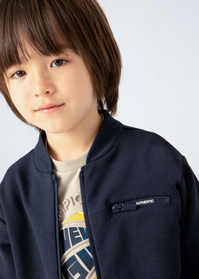 Boys' Navy Bomber Jacket (Mayoral)