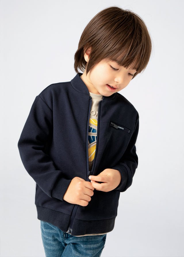 Boys' Navy Bomber Jacket (Mayoral)