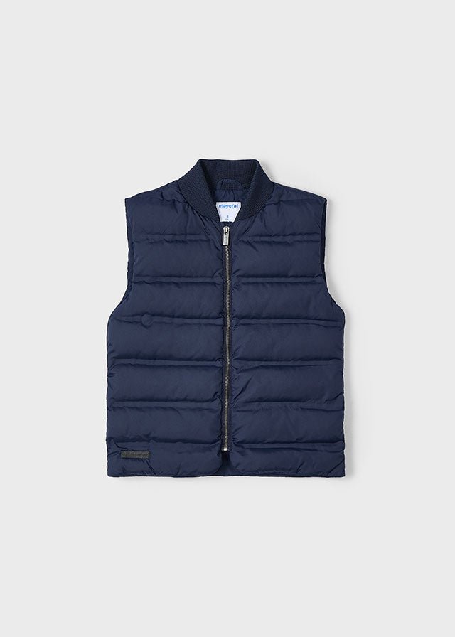 Boy's Navy Light Puffer Vest