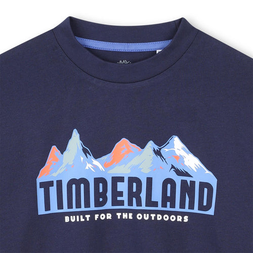 Boys Navy Long Sleeve Tee
