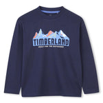 Boys Navy Long Sleeve Tee