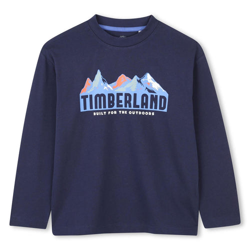 Boys Navy Long Sleeve Tee