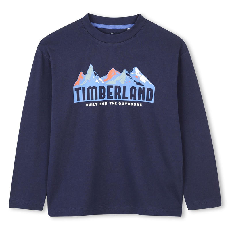 Boys Navy Long Sleeve Tee