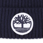 Boys Navy Ribbed Knit Beanie