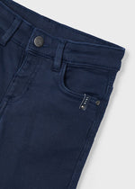 Boy's Navy Soft Slim Fit Pants