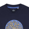Boys Navy Tee with Tree Logo Print