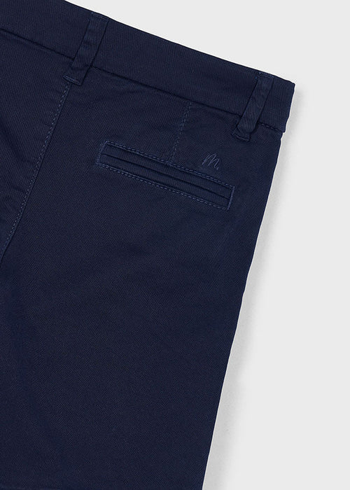 Boys Navy Twill Chino Shorts