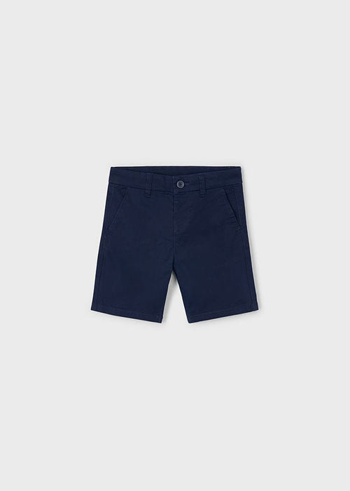 Boys Navy Twill Chino Shorts