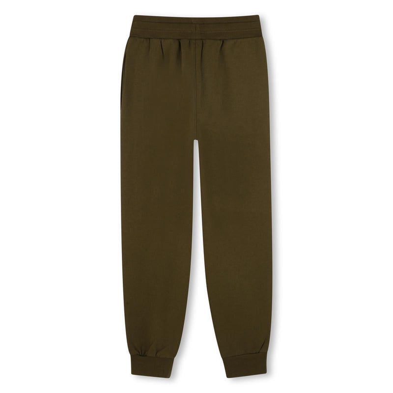 Boys Olive Green Cotton Joggers (Timberland)