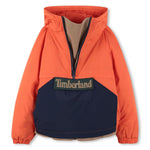 Boys Orange & Navy Windbreaker
