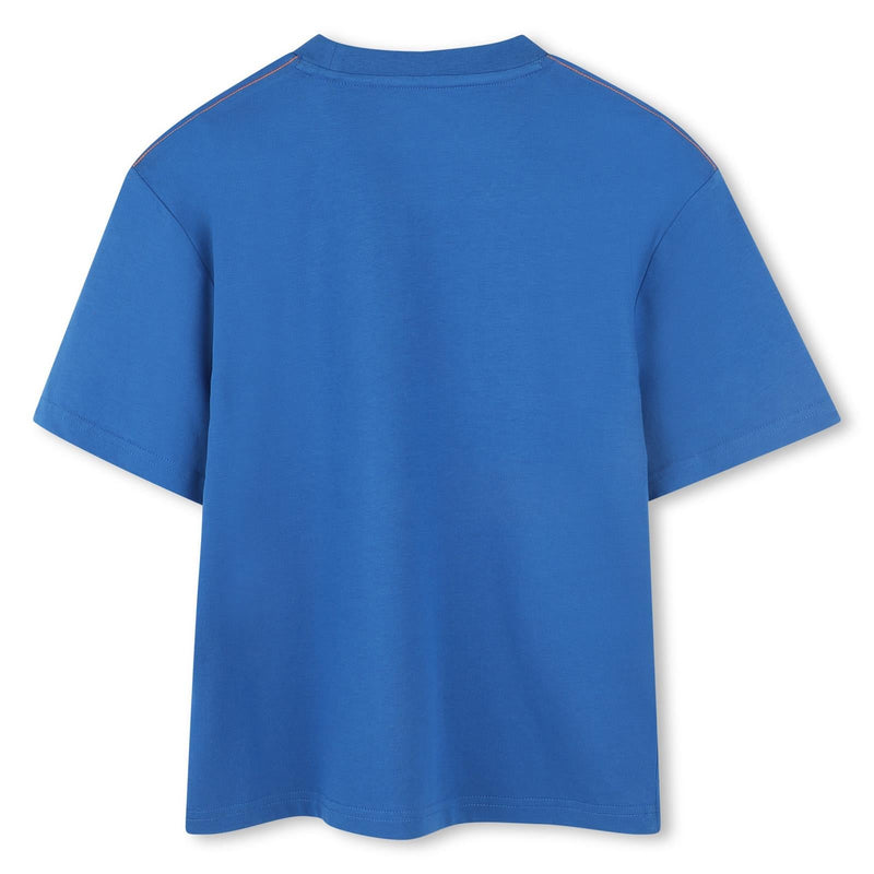 Boys Organic Cotton Loose Fit Tee with Logo