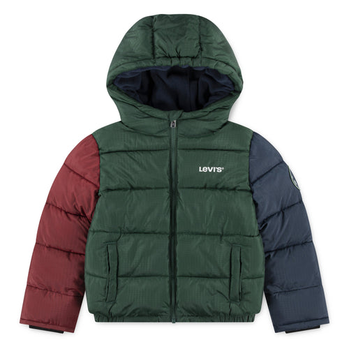 Boys Puffer Jacket With Hood