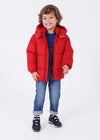 Boys' Red Coat with Removable Hood (mayoral)