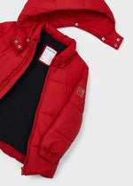 Boys' Red Coat with Removable Hood (mayoral)