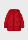 Boys' Red Coat with Removable Hood (mayoral)