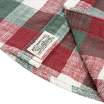 Boys Red & Green Buffalo Check Flannel Shirt