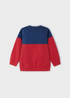 Boys Red & Navy Print Sweatshirt Jummper (mayoral) - CottonKids.ie - 2 year - 3 year - 4 year