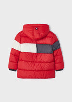 Boys Red Puffer Coat