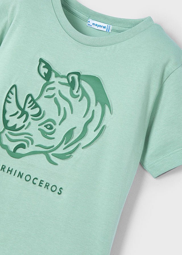 Boys Rhinoceros Print T-Shirt