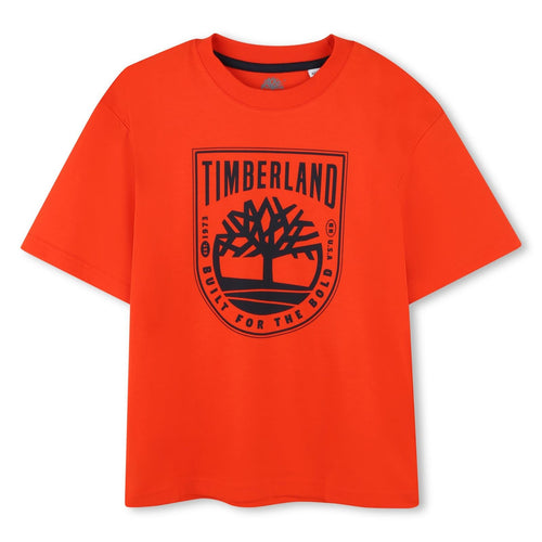 Boys Short Sleeve T-Shirt - Bright Orange