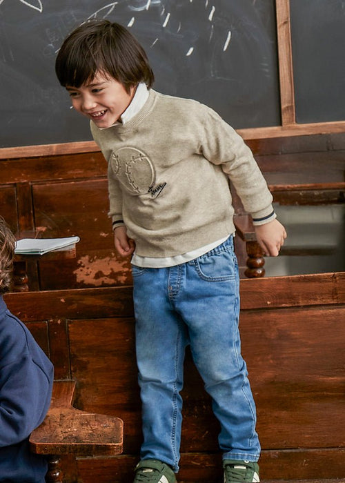 Boys Soft Denim Jogger Pants