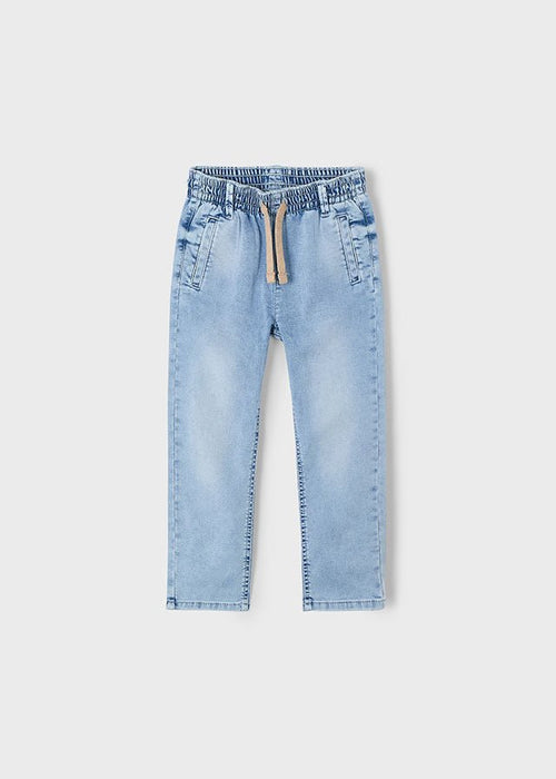 Boys Soft Denim Jogger Pants