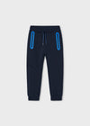 Boys' Sporty Jogger Pants Navy (Mayoral)