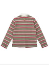 Boys Stripe Polo With Number Badge