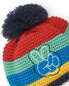 Boys' Striped Knitted Hat with Pom - Pom (Tuc Tuc)