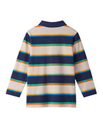 Boys Striped Long Sleeve Rugby Shirt