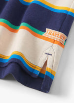 Boys Striped Long Sleeve Rugby Shirt
