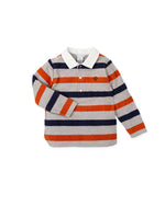 Boys Striped Rugby Shirt Top (Tutto Piccolo)