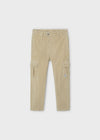 Boys' Stylish Corduroy Cargo Pants with Pockets