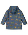 Boys Tractor Print Waterproof Rain Jacket