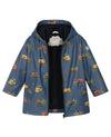Boys Tractor Print Waterproof Rain Jacket